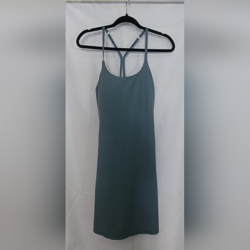 HALARA Teal Athletic Dress With Built In Shorts And Bra. NWOT Size MEDIUM